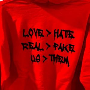 Block Bully’z ‘Love is greater’ hoody